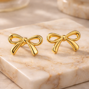 Bold Bow Earrings