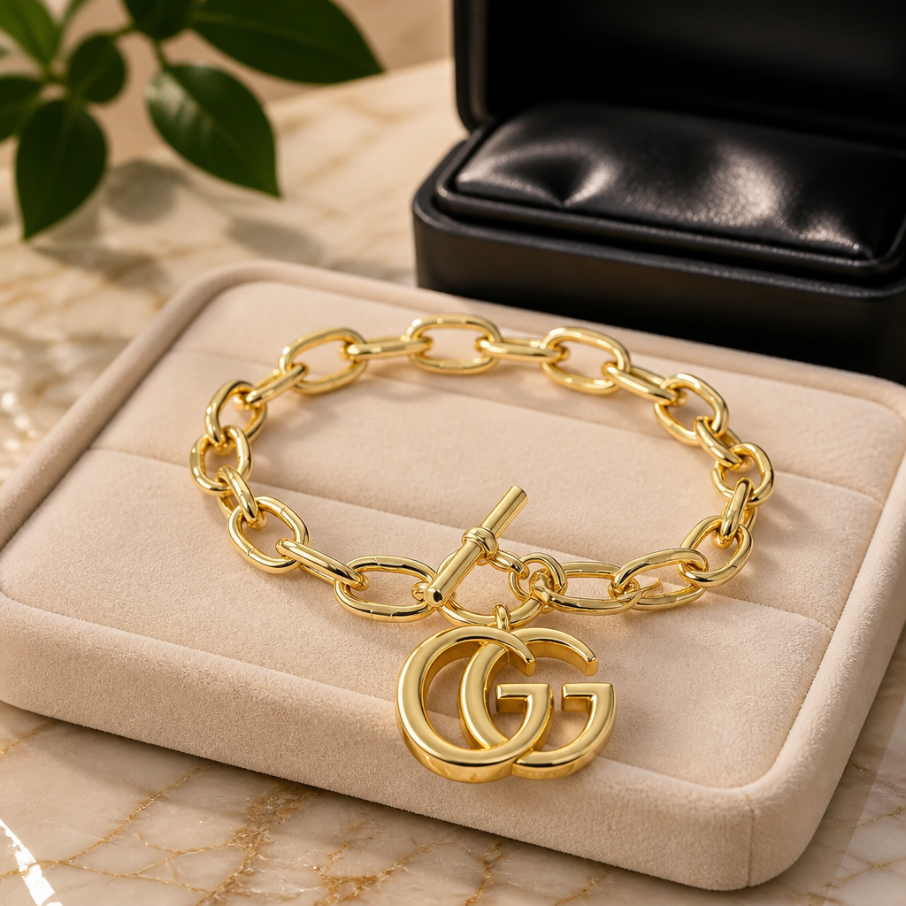 Signature Bracelet -Gold