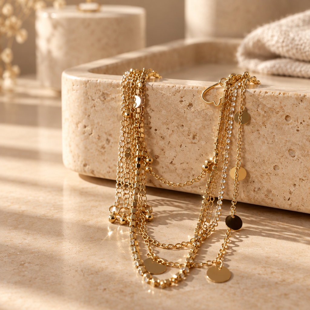 Gold Heart Waist Chain